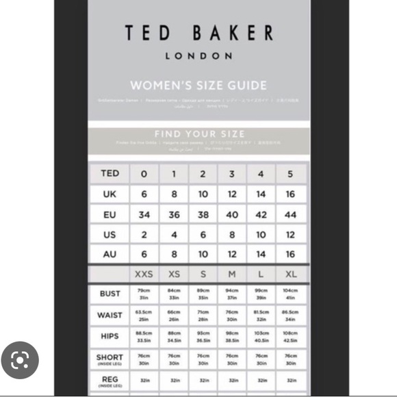 Ted Baker London Vibrant Blue V-Neck Ruffle Neck/Sleeves Cotton Cocktail Dress M - Picture 16 of 16